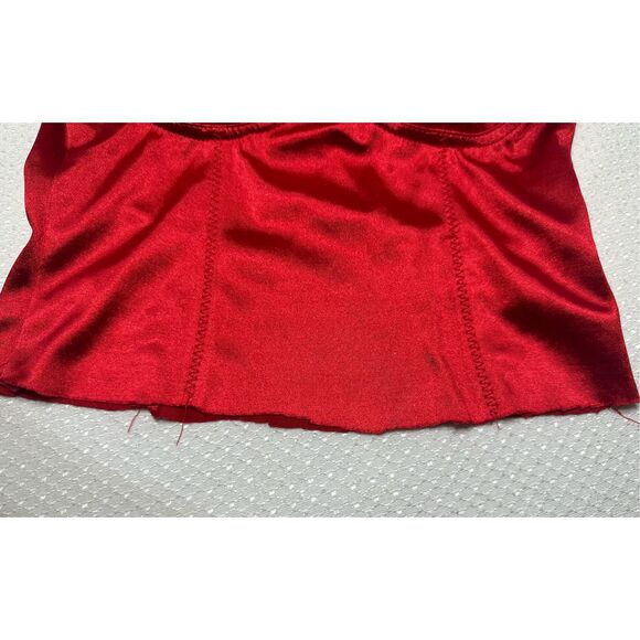 Princess Polly size 0 red satin corset style top *read notes* - Picture 4 of 12
